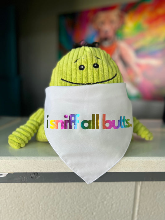 The “I Sniff All Butts” Pride Bandana